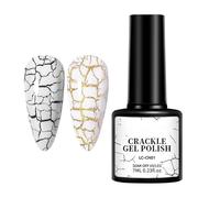 Vernis à ongles cool - 7 ml - Décoration pour ongles - Effet craquelé - Gel | Crackle Vernis à ongles UV pour filles et femmes comme accessoire de manucure et accessoires d'ongles
