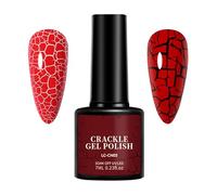 Vernis à ongles craquelé - 7 ml - Texture marbre craquelé - Pour femme - Décoration d'ongles pour vacances, bal, rendez-vous galant, fête, rassemblement, accessoires