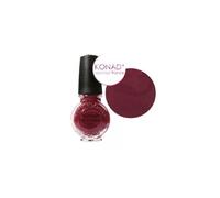 Vernis À Ongles Dark Rouge Red Grenat 11ml Konad Stamping Manucure Nail Art