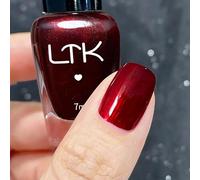 Vernis à ongles de couleur rouge nacré - Séchage rapide - Vernis à base d'huile - Vernis à ongles longue durée - Pour femme - Manucure DIY Nail Art à la maison - Séchage à l'air libre sans lampe UV