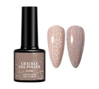 Vernis à ongles durable, vernis à ongles crépitement | Vernis à craquelé à pigment élevé | 7 ml de femmes accessoires, décorations de ongles pour les vacances, le bal de bal, les rencontres, le