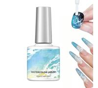 Vernis à ongles effet aquarelle, vernis gel effet aquarelle, vernis à application fluide, pour la maison, la scène, les voyages, les mariages et les fêtes (1pcs)
