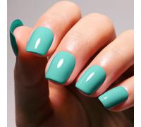 Vernis À Ongles En Gel Bleu Vert,16ml Couleur Cyan Vernis À Ongles Uv Led Printemps Eté Manucure Salon Diy À La Maison 1pcs