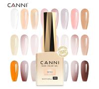 Vernis à ongles en gel Canni TPO FREE 9ml, couleur gelée transparente, semi-permanent, collection nude naturel, vernis à ongles en gel français 9049 milky white