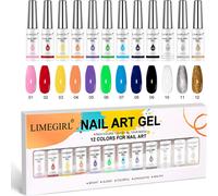 Vernis à ongles en gel pour dessiner des lignes,Gel Liner Nail Polish Pen,Design d'ongles