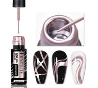 Vernis À Ongles En Gel Rose, Métallisé, À Paillettes Uv, Couleurs Pour French Fineliner, Vernis À Ongles En Gel De Couleur Pour La French Fineliner, Pour Design Des Ongles, Femmes, Maison,
