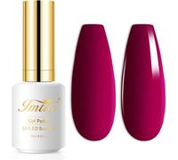 Vernis À Ongles En Gel Rouge Rose, 1 Pcs 15 Ml De Couleur Rouge Rouge.Led Led Land Lande Gel Gel Postis Nail Art Starter Manucure Salon Diy À La Maison