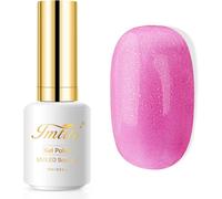 Vernis À Ongles En Gel Violet, 1 Pcs 15 Ml De Couleur De Paillettes Violet.Led Led Land Lande Gel Gel Postis Nail Art Starter Manucure Salon Diy À La Maison