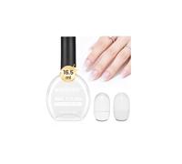 Vernis à ongles en gelée blanc laiteux - Grand volume - Séchage rapide - Brillance longue durée - Pour la maison, le voyage - Cadeau de nail art