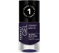Vernis à ongles - FASHION MAKE UP - Perfect Gel n°20 Deep purple - 10ml - Effet gel - Brillance maximale