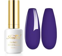 Vernis À Ongles Gel 1 Pièce 15 Ml Aubergine Violet Couleur Gel Vernis À Ongles Soak Off Led Uv Vernis À Ongles Diy Nail Art Starter Manucure Salon Nail Kit Pour Femmes Et Filles