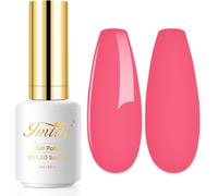 Vernis À Ongles Gel 1 Pièce 15 Ml Corail Rose Couleur Gel Vernis À Ongles Soak Off Led Uv Vernis À Ongles Diy Nail Art Starter Manucure Salon Nail Kit Pour Femmes Et Filles
