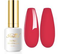 Vernis À Ongles Gel 1 Pièce 15 Ml Rouge Carmin Vernis À Ongles Soak Off Led Uv Vernis À Ongles Diy Nail Art Starter Manucure Salon Nail Kit Pour Femmes Et Filles