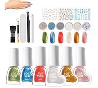 Vernis à ongles gel | 1 set de manucure cosmétique pour en - Kit de vernis à ongles | Pour mère, petite amie, salon, mariage, réunion, voyage, rendez-vous