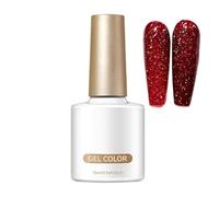 Vernis à ongles gel | 10 ml de paillettes réfléchissantes longue durée | Vernis à ongles brillant pour lampe LED - Pour artistes, débutants, femmes, maison, salon, vie quotidienne, fête