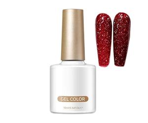 Vernis à ongles gel | 10 ml de paillettes réfléchissantes longue durée | Vernis à ongles brillant pour lampe LED - Pour artistes, débutants, femmes, maison, salon, vie quotidienne, fête