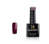 Vernis à ongles gel Bluesky, AW19 brillant, paillettes rouges, longue durée, résistante aux puces, 10 ml (nécessite du séchage sous lampe à LED UV)