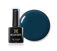 Vernis à ongles gel Bluesky, ciel d'hiver A057, bleu foncé, durable, résistant aux puces, 10 ml ((nécessite du séchage sous lampe à LED UV)