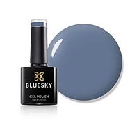 Vernis à ongles gel Bluesky, Grey Shadow 63927, gris, bleu, ardoise, durable, résistant aux puces, 10 ml (nécessite du séchage sous lampe LED UV)