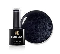Vernis à ongles gel Bluesky, ouvertement onyx 80540, noir, sombre, paillettes, onyx, durable, résistant aux puces, 10 ml (nécessite une lampe à LED UV de séchage)