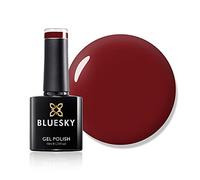 Vernis à ongles gel Bluesky, Paradise Deep Red 80575, rouge foncé, durable, résistant aux puces, 10 ml (nécessite du séchage sous lampe LED UV)