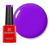 Vernis à ongles gel Bluesky, Purple Ahoy - A100, violet, brillant, durable, résistant aux puces, 5 ml (nécessite du séchage sous lampe LED UV)