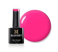 Vernis à Ongles Gel Bluesky, Rose Choquant Néon, 10 ml, Vif, Durable, Résistant aux Puces (Nécessite du Séchage Sous la Lampe LED UV)