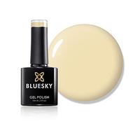 Vernis à ongles gel Bluesky, Split Banana PN02, jaune pâle, durable, résistant aux puces, 10 ml (nécessite du séchage sous lampe à LED UV)