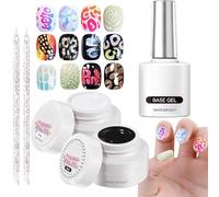 Vernis À Ongles Gel Couche De Base | Vernis Pour Dessin Et Peinture Pour Extérieur Intérieur Maison D'Affaires École Petite Amie Épouse Amie Sœur Fille