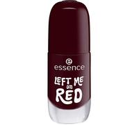 Vernis à ongles Gel - ESSENCE - 12 LEFT ME on RED - 8 ml - Rouge - Fini gel brillant longue tenue