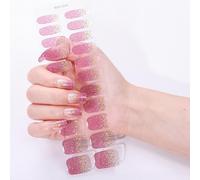Vernis à ongles gel facile à appliquer - Couverture complète - Pas besoin de lampe - Manucure à domicile - Essentiel pour un usage domestique - Motifs d'ongles tendance