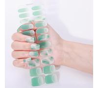 Vernis à ongles gel facile à appliquer - Couverture complète - Pas besoin de lampe - Manucure à domicile - Essentiel pour un usage domestique - Motifs d'ongles tendance