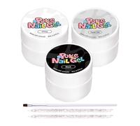 Vernis à Ongles Gel - Gel de Dessin Noir et Blanc | Set de Vernis à Ongles - Pour Femmes Débutantes à Domicile Salon Studio Manucure et Soin