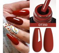 Vernis À Ongles Gel Marron Café, 7ml, Automne Hiver, Vernis À Ongles Semi-Permanent, Fournitures De Manucure À Faire Soi-Même, Pour Halloween.Q52366-50.