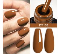 Vernis À Ongles Gel Marron Café, 7ml, Automne Hiver, Vernis À Ongles Semi-Permanent, Fournitures De Manucure À Faire Soi-Même, Pour Halloween.Q49667-53.