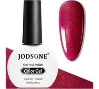 Vernis À Ongles Gel Pailleté 10 Ml, Rouge Pailleté, Quatre Saisons, Neutre Trempable, Lumière U V, Décoration D'ongles, Salon De Manucure, Bricolage À La Maison