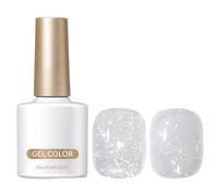 Vernis À Ongles Gel Pailleté - Vernis Gel Réfléchissant 10 Ml À Haute Pigmentation | Finition Brillante Et Longue Durée, Ensemble De Manucure Et Pédicure Avec Coupe-ongles, Pour La Maison,