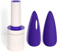 Vernis À Ongles Gel Semi Permanent Violet Profond Deep Purple Gel Polish Nail Uv Soak Off Vernis Manucure