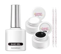 Vernis À Ongles Gel Vernis De Base | Couche De Base Et Couche De Fondation Pour Ongles Pour Intérieur Maison Affaires Scolaire Extérieur Amie Sœur Petite Amie
