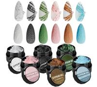 Vernis à ongles japonais - 6 couleurs - Gel de sculpture 3D gaufré - Finition sable noir et blanc - Pas de lavage nécessaire - Design de manucure professionnel - Salonbeda DIY