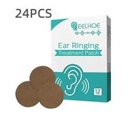 Vernis a ongles,Les autocollants d’acouphènes soulagent les vertiges et les maux de tête Acupoint Patch Soulagement - 24pcs346[F6]