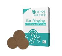 Vernis a ongles,Les autocollants d’acouphènes soulagent les vertiges et les maux de tête Acupoint Patch Soulagement - 12pcs345[E6]