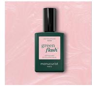 Vernis à ongles - Manucurist Green Flash Satin - Rose pâle semi-opaque - Fini nacré - 15 ml