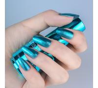 Vernis À Ongles Métallique Argenté, 20ml, Gel Hybride Semi Permanent, Effet Miroir Naturel, Rose, Or, Design Artistique