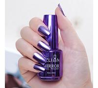 Vernis à ongles métallisé, effet poli, 18 ml, pour applications professionnelles, brillance longue durée (09, taille unique)