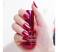 Vernis à ongles métallisé effet Polish Varnish 18 ml pour applications professionnelles, brillance longue durée (05, taille unique)