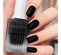Vernis à Ongles Noir Mat - Séchage Rapide, Longue Tenue, À Base d’Eau, Sans Lampe UV, Vernis Classique Air Dry pour Nail Art & Manucure Femme, 12 ml Quick Dry Nail polish, DIY Nagellack (Black)