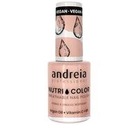 Vernis à Ongles NutriColor, Finition Brillante, Tenue Longue Durée, Respirant, Couleur NC10 Rose d'Andreia 10.5ml - Nail Art DIY, Vegan et Non Testé sur les Animaux, Soin + Couleur en une Étape