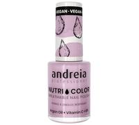 Vernis à Ongles NutriColor, Finition Brillante, Tenue Longue Durée, Respirant, Couleur NC18 Violet d'Andreia 10.5ml - Nail Art DIY, Vegan et Non Testé sur les Animaux, Soin + Couleur en une Étape