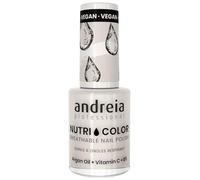 Vernis à Ongles NutriColor, Finition Brillante, Tenue Longue Durée, Respirant, Couleur NC2 Crème d'Andreia 10.5ml - Nail Art DIY, Vegan et Non Testé sur les Animaux, Soin + Couleur en une Étape